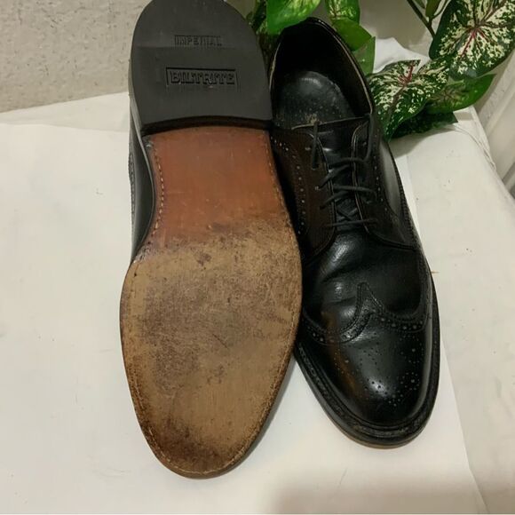 EXECUTIVE IMPERIAL By Mason Vintage Wingtip Shoes size 9D main image 6